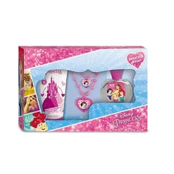 Disney Princess Disney - Cofanetto Princess Bijoux - Eau De Toilette 50 Ml + Bagnoschiuma 100 Ml + Bracciale + Collana Con Ciondoli