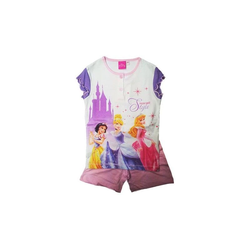 Pigiama Maglia Maglietta Pantaloncino Bimba Bambina Disney Principesse 3A 1 Pigiama Maglia Maglietta Pantaloncino Bimba Bambina Disney Principesse 3A