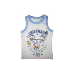 T-shirt Maglia Maglietta Senza Manica Bimbo Neonato Disney Baby Qui Quo Qua 12 M