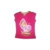 T-shirt Maglia Maglietta Bimba Bambina Disney Principesse Fucsia 3A