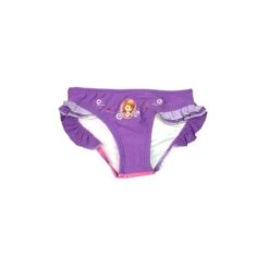 Costumino Costume Da Bagno Slip Bimba Bambina Disney Principessa Sofia Viola 3A