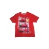 T-shirt Maglia Maglietta Bimbo Bambino Disney Cars Rosso 3A