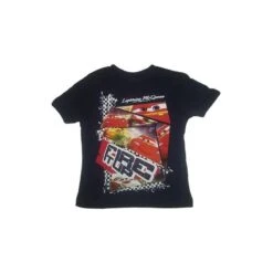 T-shirt Maglia Maglietta Bimbo Bambino Disney Cars Blu 6A