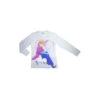 T-shirt Maglia Maglietta Cotone Bimba Bambina Disney Frozen Bianco 4A