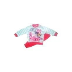 Pigiama Maglia Maglietta Pantalone Bimba Neonato Disney Baby Minnie Fragola 12 M