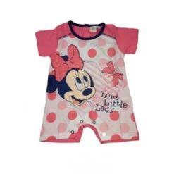 Pagliaccetto Tutina Bimba Neonato Disney Baby Minnie Rosa 6 - 9 Mesi