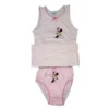 Completo Set 2pz Canotta E Slip Intimo Bimba Bambina Disney Minnie Rosa 8-9 Anni