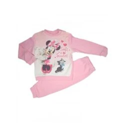 Pigiama Maglia Maglietta Pantalone Bimba Neonato Disney Baby Minnie 18 M