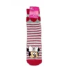 Calza Corta Calzino Antiscivolo Bimba Bambina Disney Minnie Rubino 27-30
