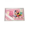 Completo 3pz Culla Lettino Bimba Neonato Lenzuolo Stampa Minnie Disney Baby Bianco Rosa TU