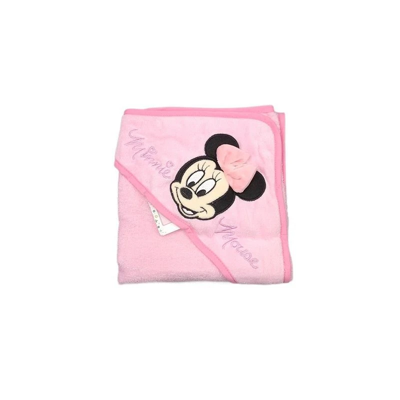 Accappatoio Triangolo Bimba Neonato Spugna Minnie Disney Baby TU 1 Accappatoio Triangolo Bimba Neonato Spugna Minnie Disney Baby TU