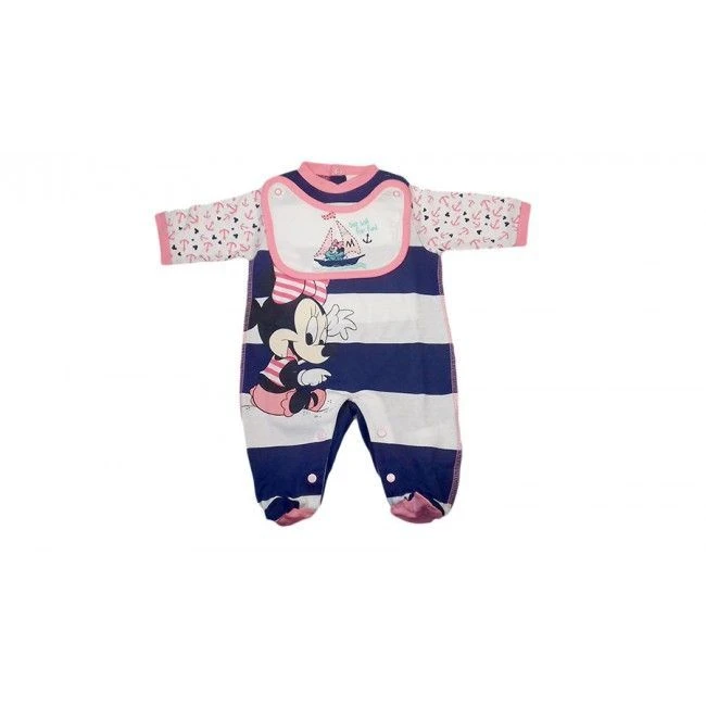 Tuta Tutina Cotone Bimba Neonato Disney Baby Minnie Rosa Blu 6 - 9 Mesi 1 Tuta Tutina Cotone Bimba Neonato Disney Baby Minnie Rosa Blu 6 - 9 Mesi