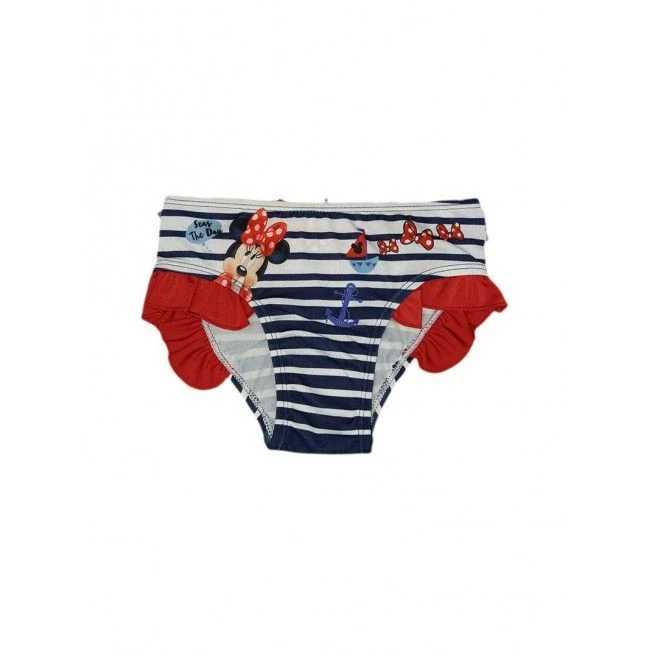 Costumino Costume Da Bagno Slip Bimba Bambina Disney Minnie Rosso 3A 1 Costumino Costume Da Bagno Slip Bimba Bambina Disney Minnie Rosso 3A