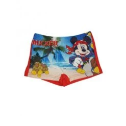 Costumino Costume Da Bagno Boxer Bimbo Neonato Disney Baby Mickey Mouse Rosso 8A