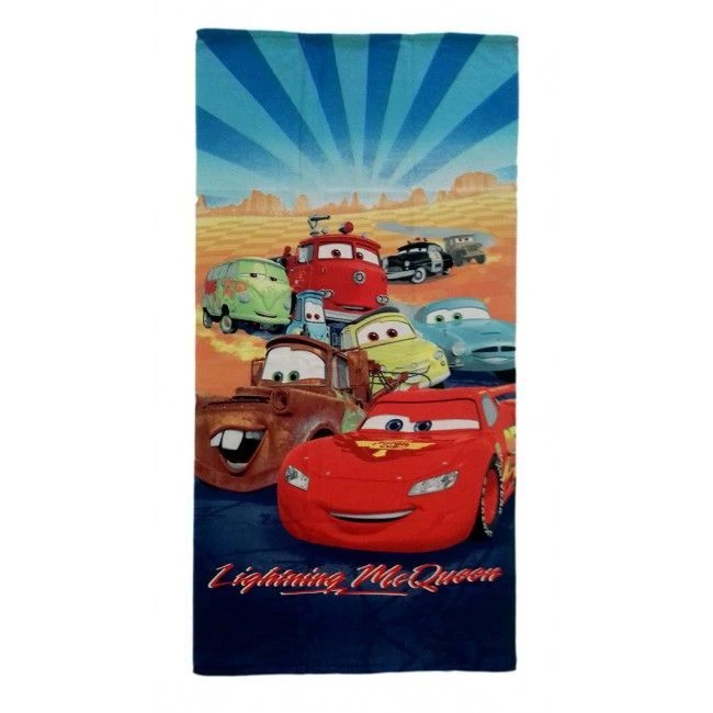 Telo Asciugamano Mare Bimbo Spugna Disney Cars Azzurro TU 1 Telo Asciugamano Mare Bimbo Spugna Disney Cars Azzurro TU