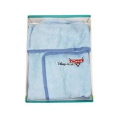 Accappatoio Bimbo Spugna Cotone Neonato Disney Baby Cars Cielo 36 M