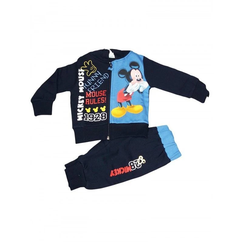 Completo Tuta 2pezzi Maglia Maglietta Pantalone Bimbo Neonato Disney Baby Mickey 6 - 9 Mesi 1 Completo Tuta 2pezzi Maglia Maglietta Pantalone Bimbo Neonato Disney Baby Mickey 6 - 9 Mesi