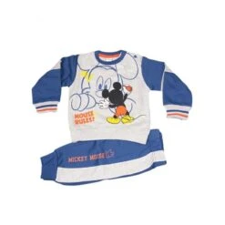 Completo Tuta 2pz Maglia Maglietta Pantalone Bimbo Neonato Disney Baby Mickey 12 M
