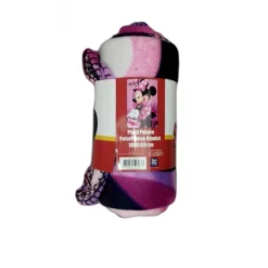 Plaid Copertina Coperta Pile Bimba Bambina Disney Minnie Rosa TU