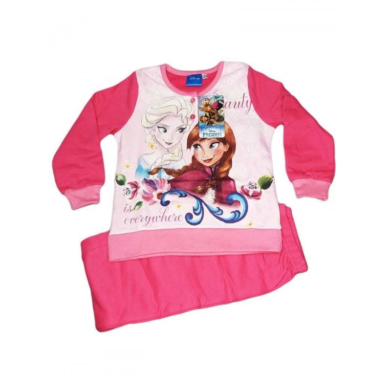 Pigiama Maglia Maglietta Pantalone Bimba Disney Frozen Rosa Fucsia 3A 1 Pigiama Maglia Maglietta Pantalone Bimba Disney Frozen Rosa Fucsia 3A