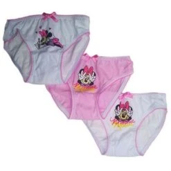 Tris Slip Mutandina Bimba Bambina Disney Minnie 4-5 Anni
