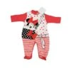 Tuta Tutina Cotone Bimba Neonato Disney Baby Minnie Mouse Amarena 0 - 1 Mese