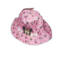 Disney Baby Cappellino Cappello Pescatore Bimba Disney Minnie Rosa Tg 50