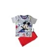 Completo Maglia Maglietta Pantaloncino Bimbo BambinoDisney Mickey Grigio Rosso 5A