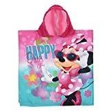 Poncho Accappatoio Telo Mare Bimba Microfibra Disney Minnie TU